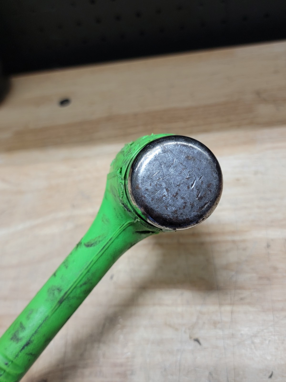 SNAP-ON HBBD32, 32oz Ball Peen Soft Grip Dead Blow Hammer Green USA MADE SNAPON