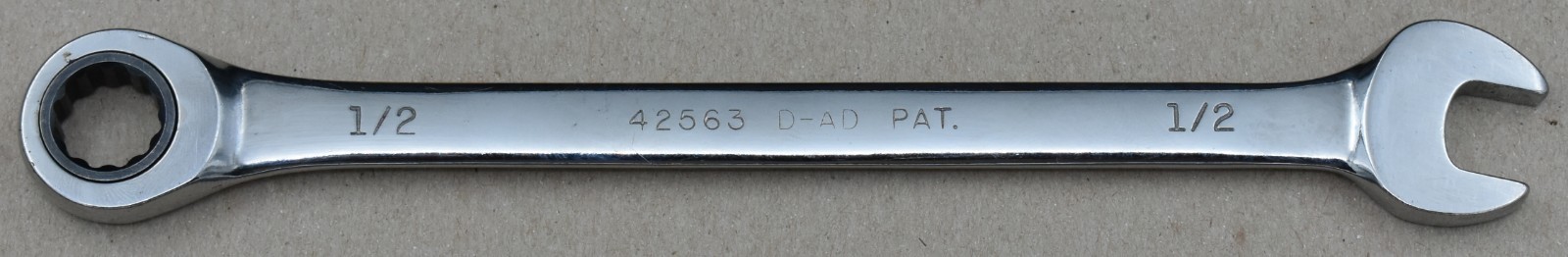 CRAFTSMAN TOOLS D-AD 42563, 1/2″ SAE, 12 POINT, OPEN/BOX END RATCHETING WRENCH