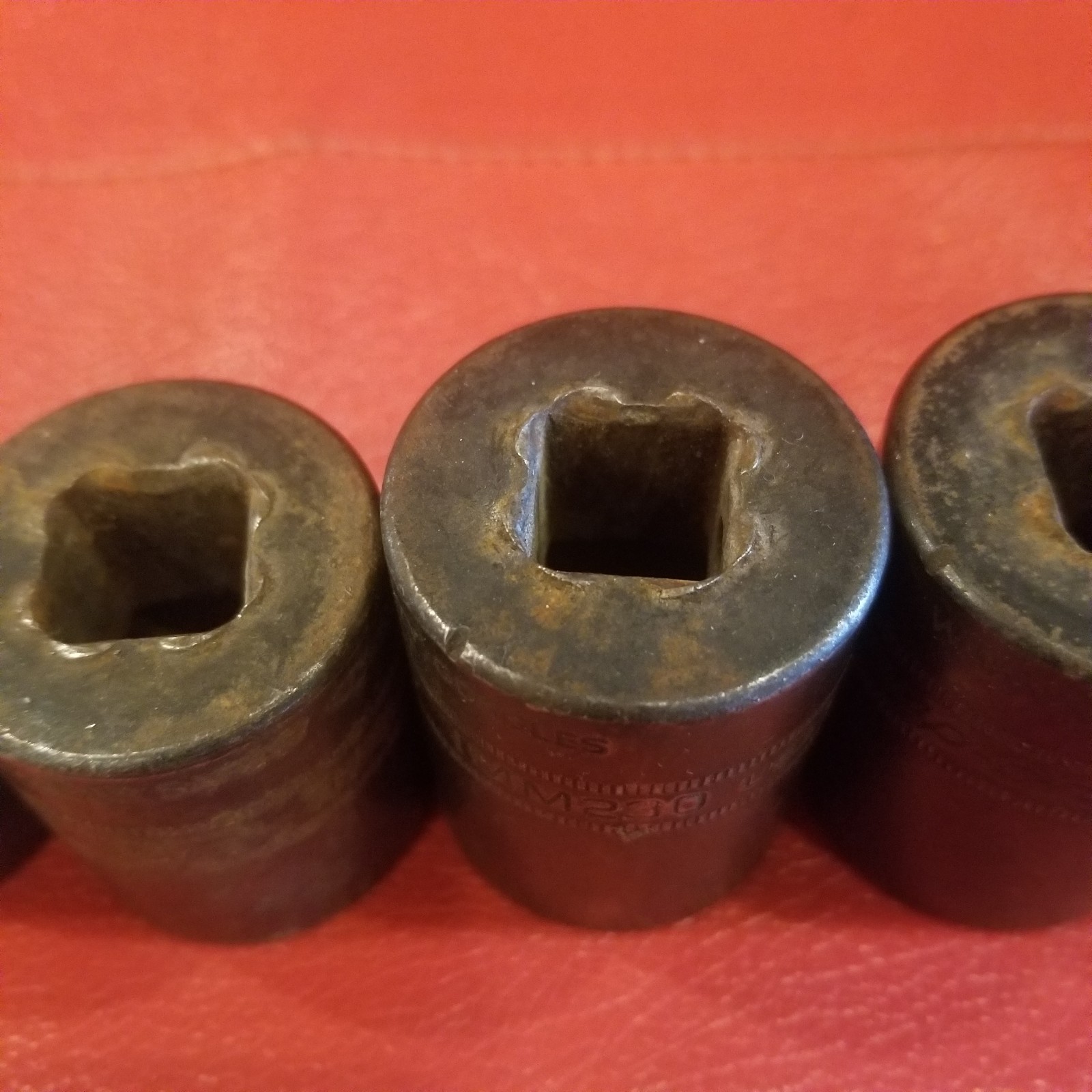 Snap On 1/2 Drive 4pc Impact Socket Set Lot 21mm-24mm IMM210-IMM240