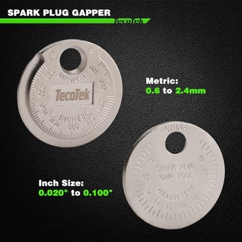 11-Piece Spark Plug Socket Set, 3/8″ Ratchet, Gap Tool, Universal Joint & Extens