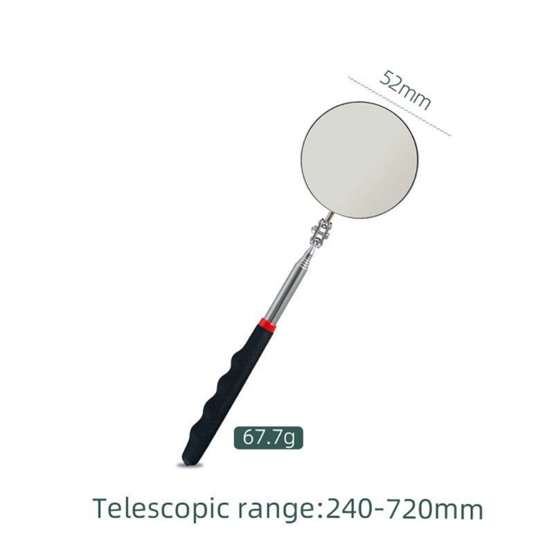 5Pcs Car Inspection Mirror Set With Telescopic Handle And LED Light Design