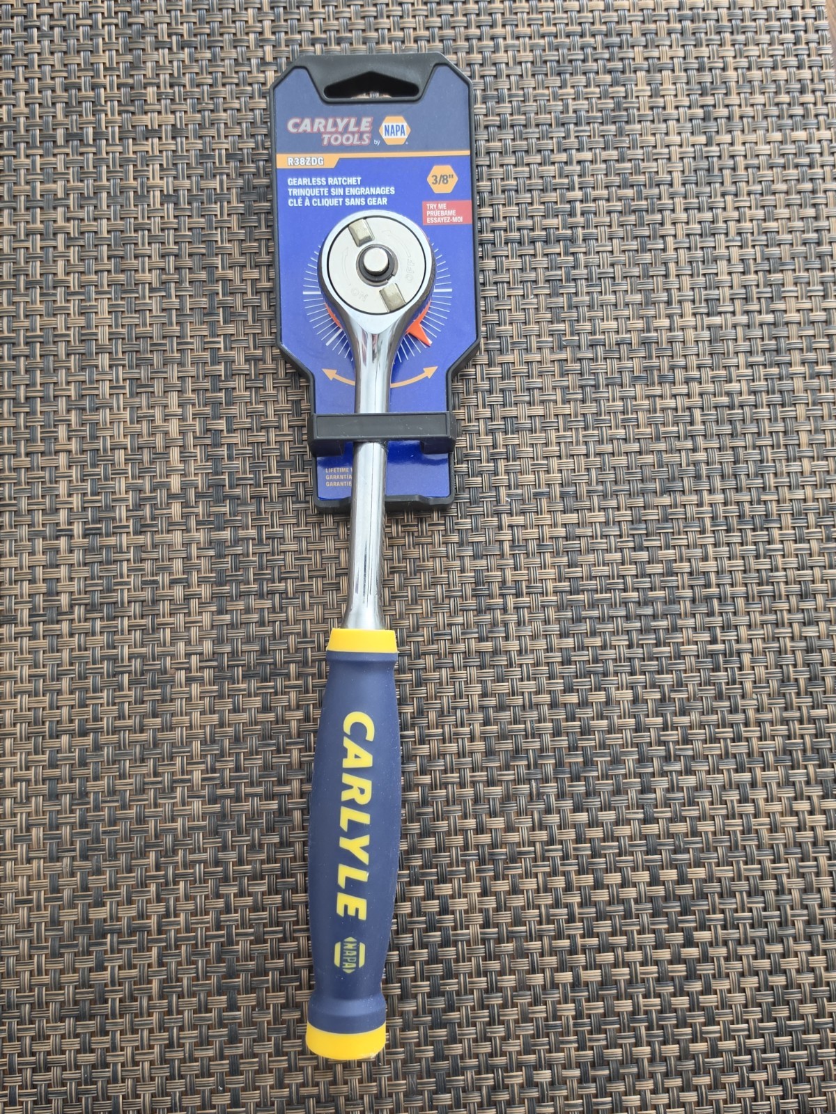 Napa Carlyle Tools 3/8″ Drive Zero Degree Gearless Ratchet R38ZDG BRAND NEW!