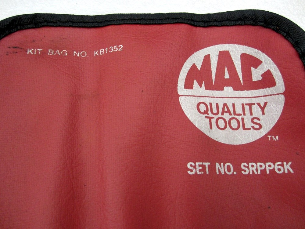 Vintage MAC Tools 4pc Roll Pin Pilot Punch Set SRPP6K Made in USA