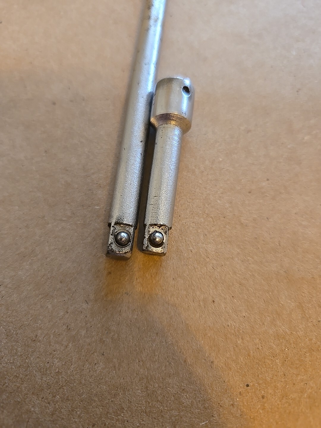 Mac Tools Sabina 1/4″ Drive 2″ 6″ Chrome Extensions Lot Of 2 M2E,M6E