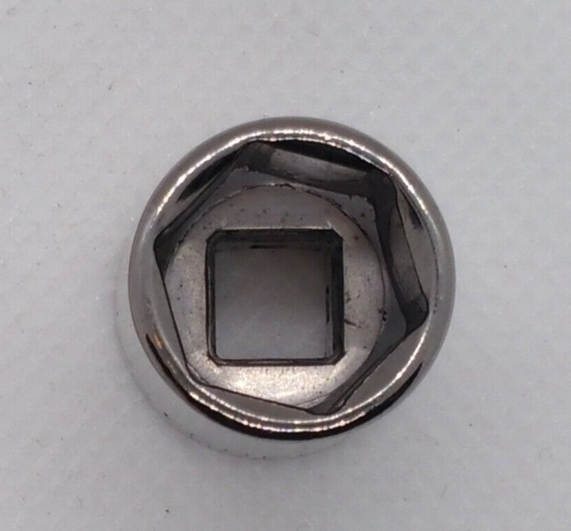 Vintage Craftsman 1/4″ Drive 1/2″ 6 Point Shallow Socket SAE G2 43499 USA NOS