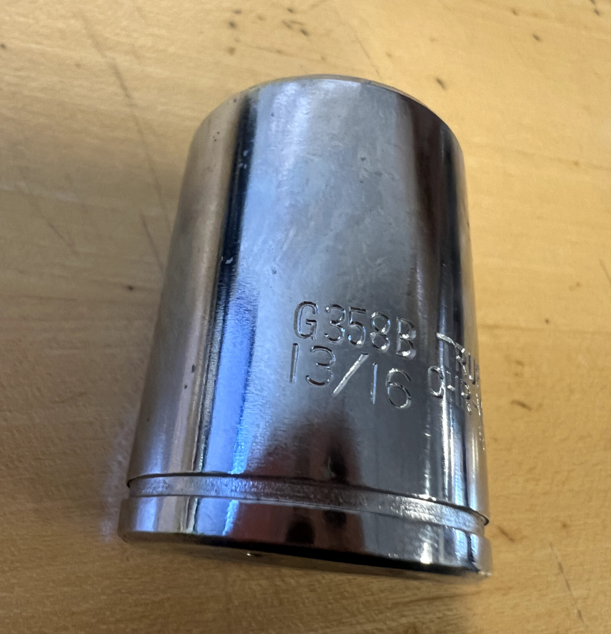 TRUECRAFT G358B 1/2″ Drive Standard 13/16″ Socket CR-MO Steel Made in Japan