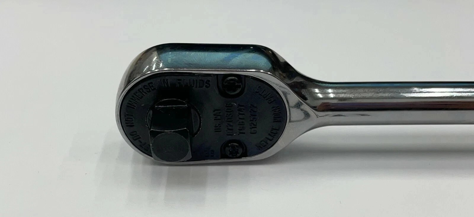 New Snap-on™ 3/8″ Drive Hi-Viz Soft Grip Chrome 12 1/2″ Ratchet FHL80HV Dual 80