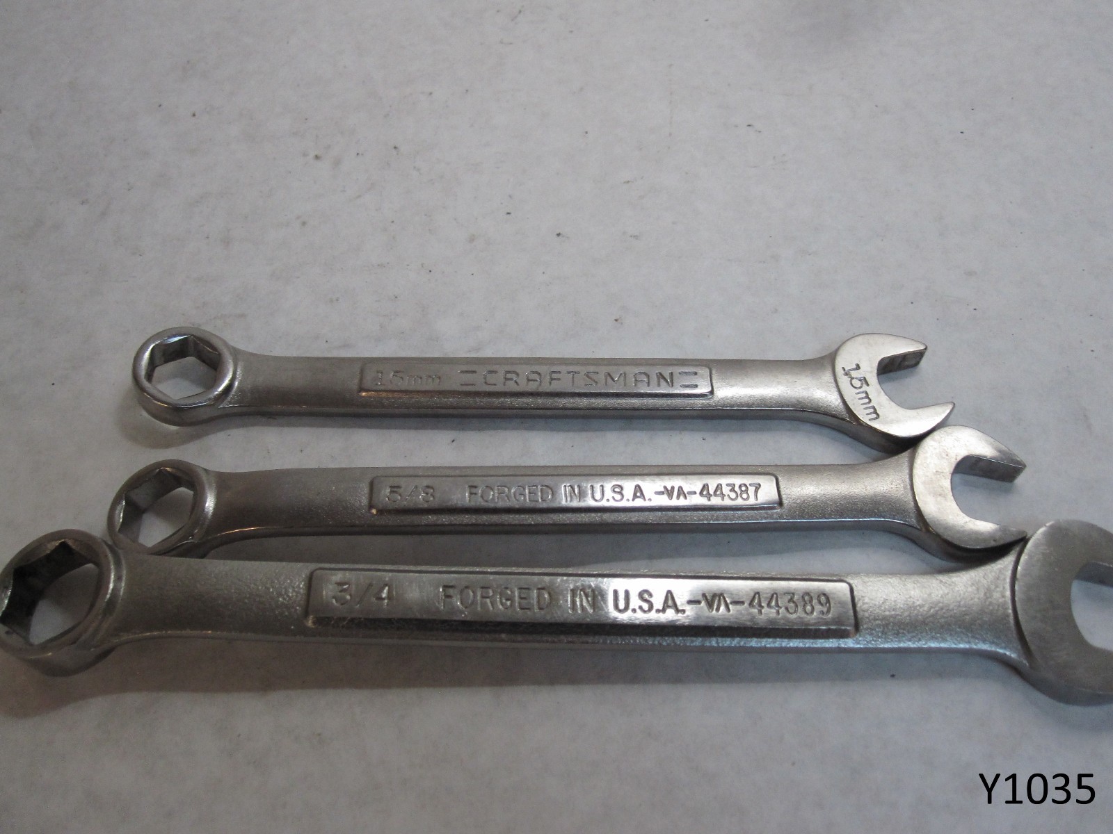 Craftsman set of 3 wrenches see description