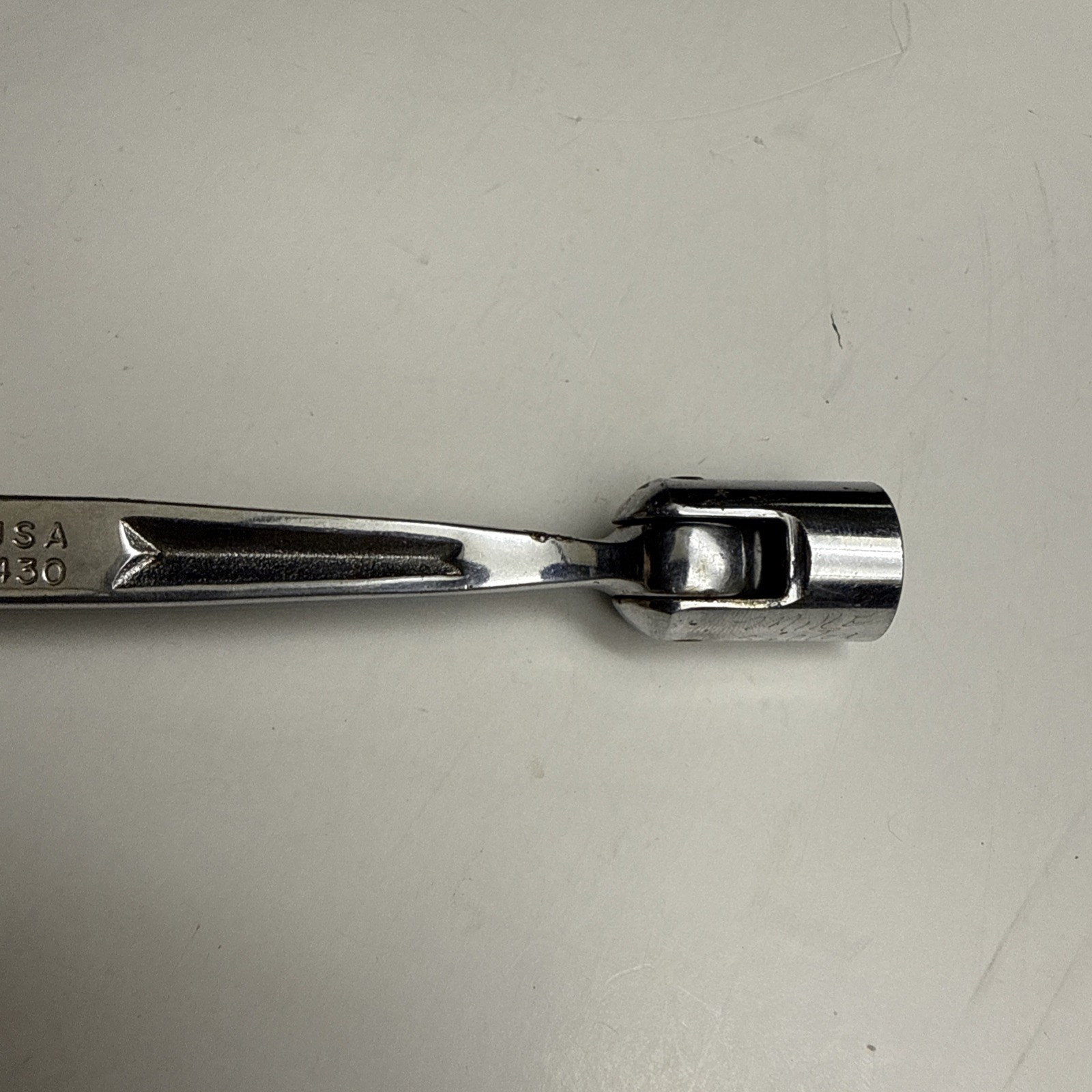 Snap-On FH1618C 12 Pt 1/2» x 9/16» Double Flex Head Socket Wrench 8-1/2» Long