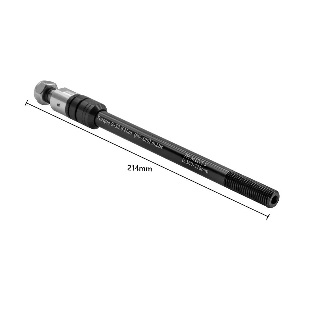 Bike Trailer Thru Axle M12x1.0 Adjustable 160 178 mm for Thule Croozer