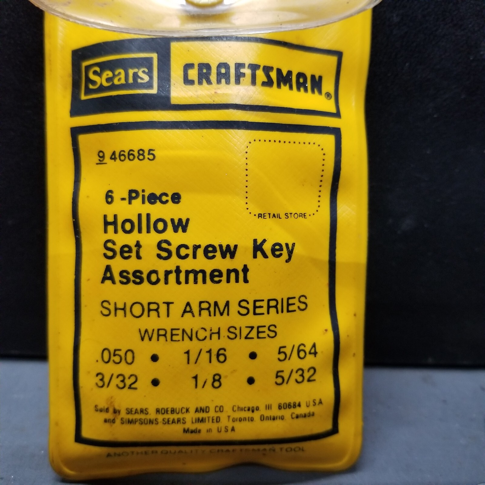 Craftsman 6-Piece Hollow Set Screw Key Assortment & 4-way Pocket Screwdriver