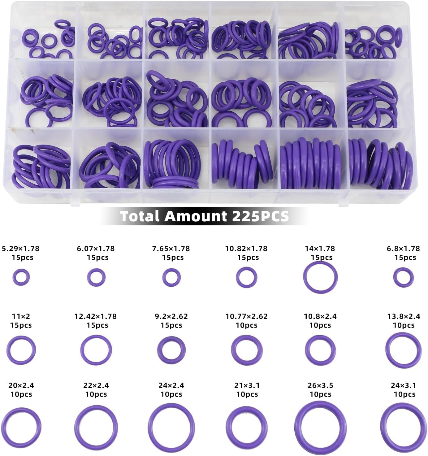 Master Fuel Line Disconnect Tool Set – 29 Pieces for A/C and Transmission Lines