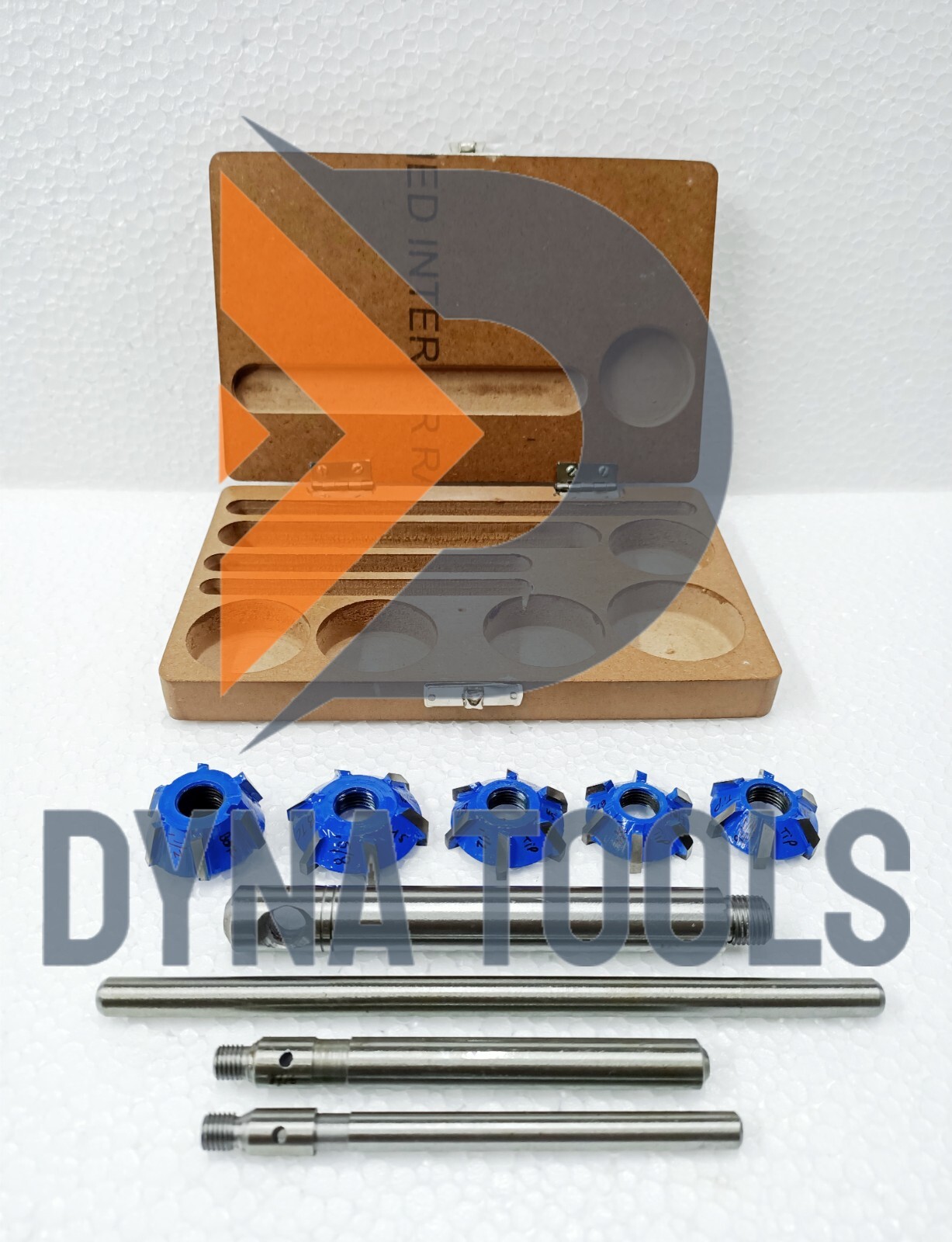Carbide Tipped Valve Seat Face Cutter Set Of 5 Pcs Kit Pieces Cutters Tip