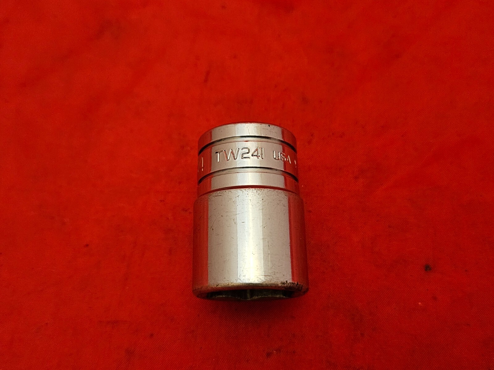 New Logo Snap-on TW241 1/2″ Drive 3/4″ 6 Point Shallow Socket USA SAE Y10