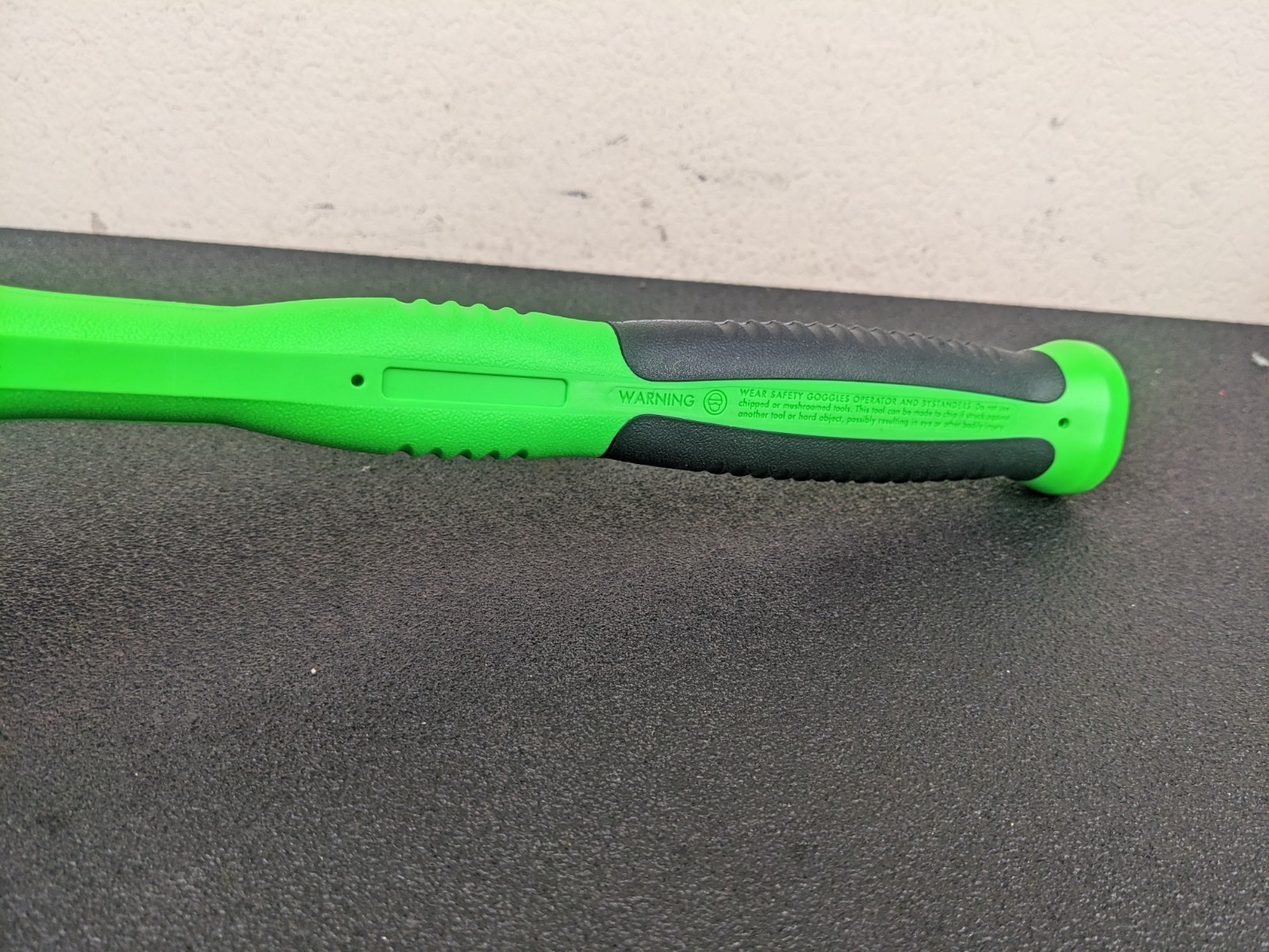 #bk706 Snap-On Tools 32oz Ball Peen Soft Grip Dead Blow Hammer Green HBBD32 900g