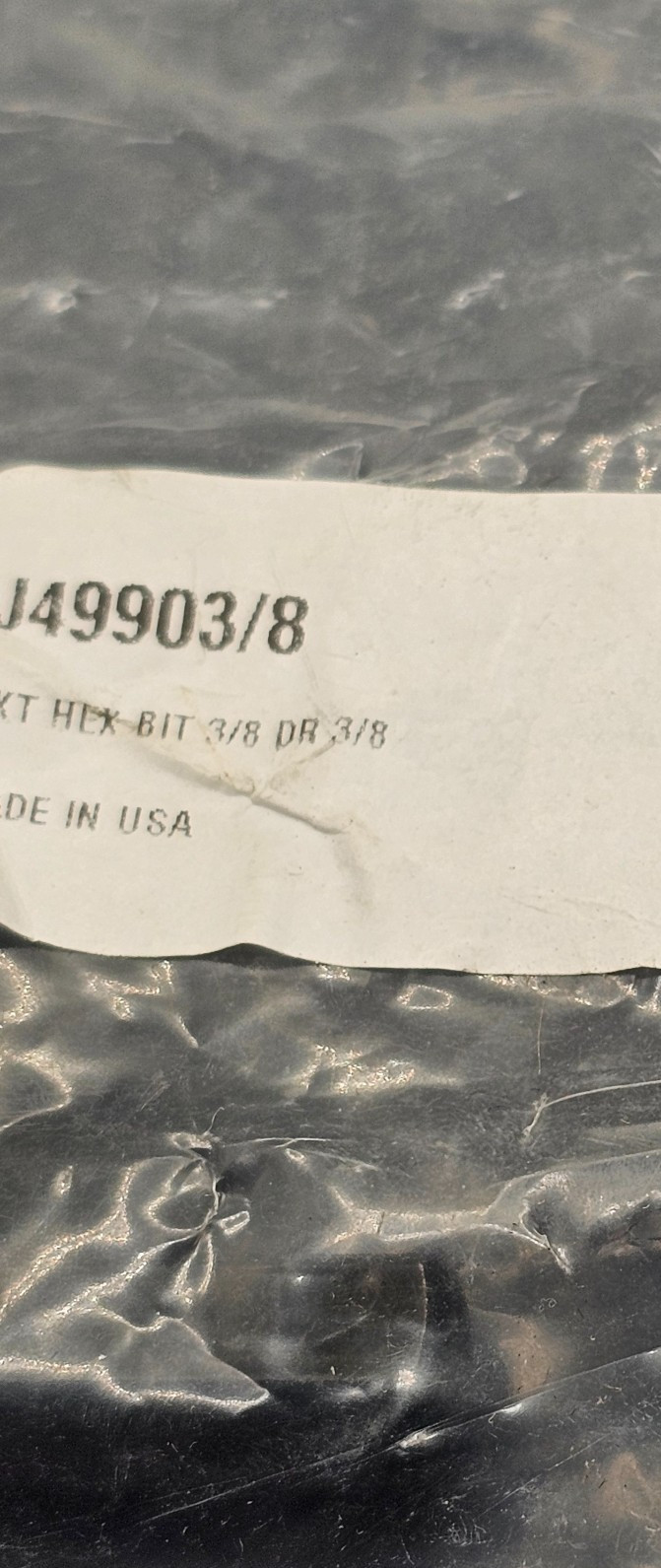 Proto J49903/8: 3/8 in. Drive 3/8 in. Standard Hex Bit Socket