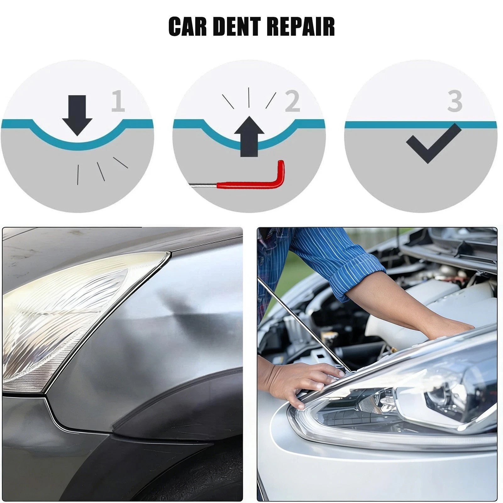 24PCS Professional Car Door Window Emergency Open Unlock Lock Out Auto Tool NEW