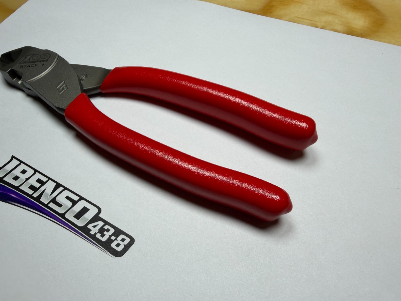 Snap-on Tools RARE 100th ANNIVERSARY 7″ Soft Grip Diagonal Cutter Pliers 87ACFCE