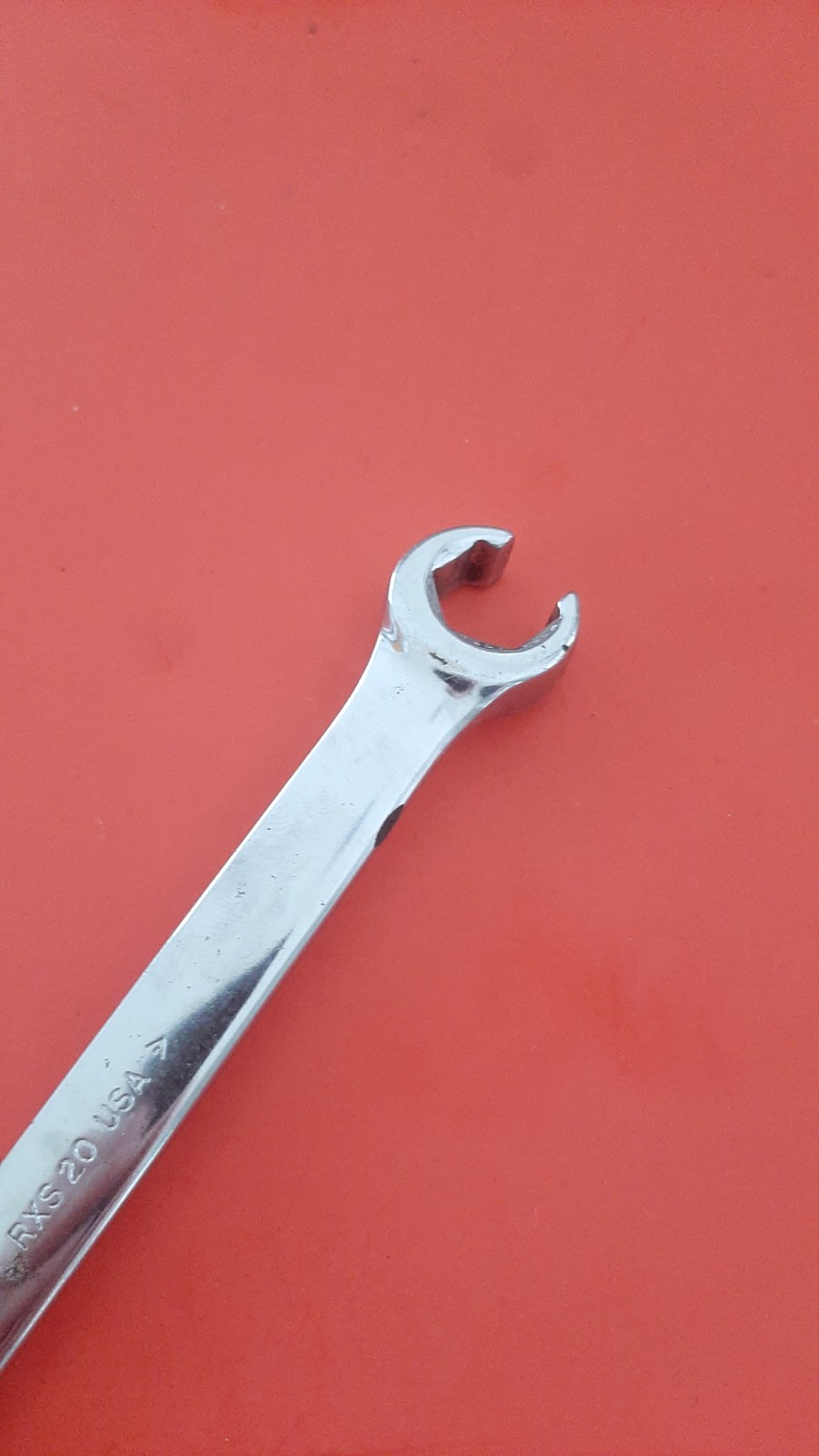 Snap-on Tools USA 5/8″ SAE Chrome Open End Flare Nut Wrench RXS20 6pt Point 602