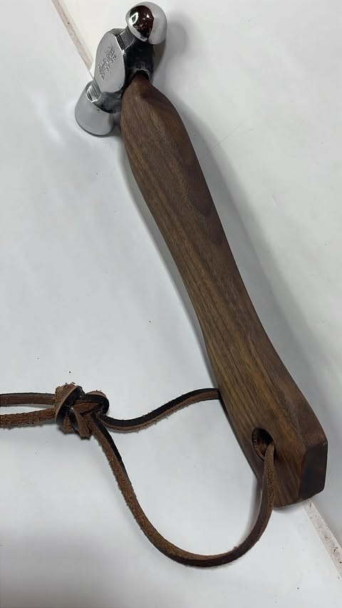 Blue Point Tools BP8B 8 OZ Ball Peen Hammer Custom dark walnut Handle USA