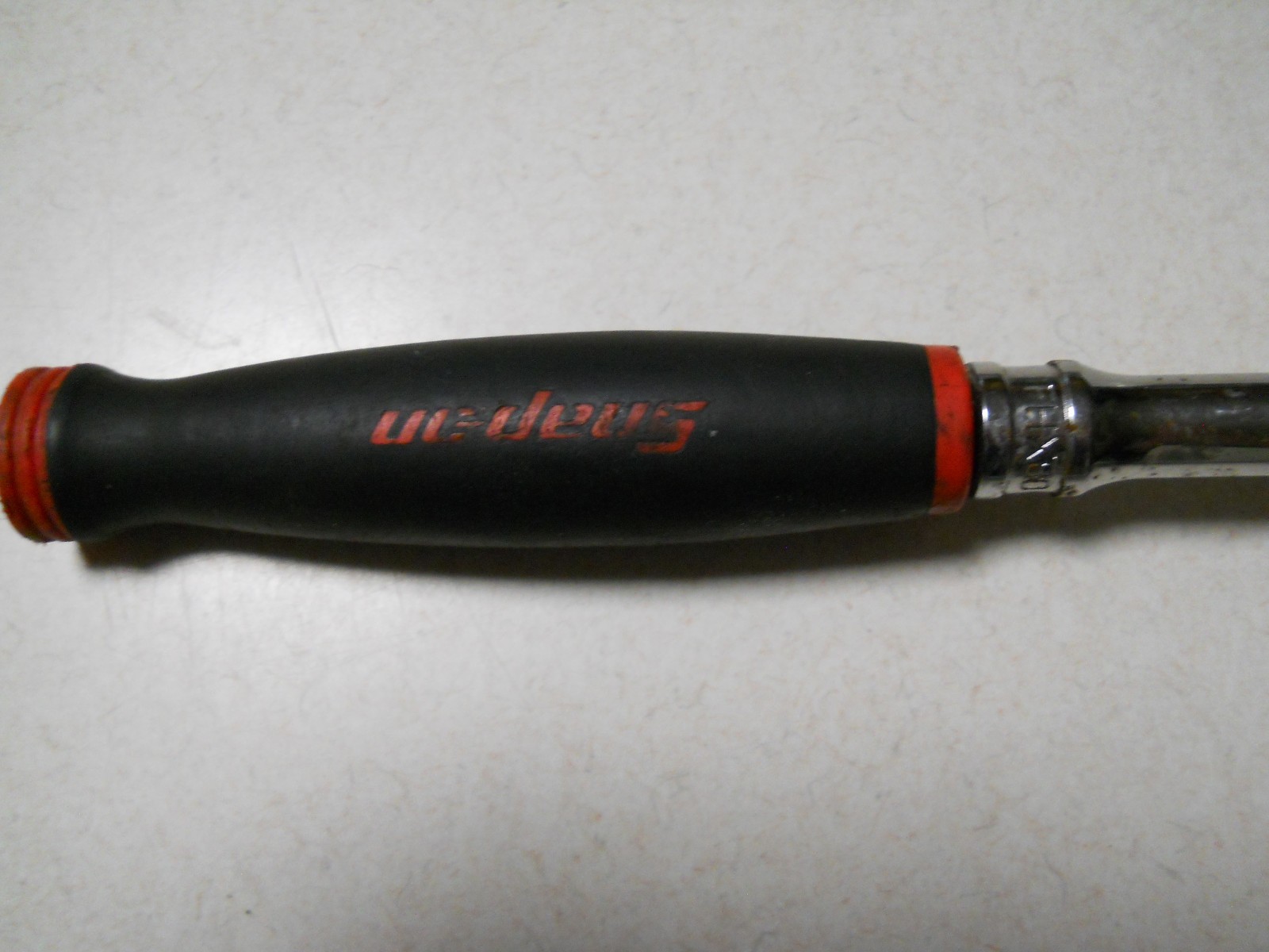 Snap-on 3/8 Flex Head Soft Comfort Grip Handle Ratchet RED FHX80 12 Inches Long