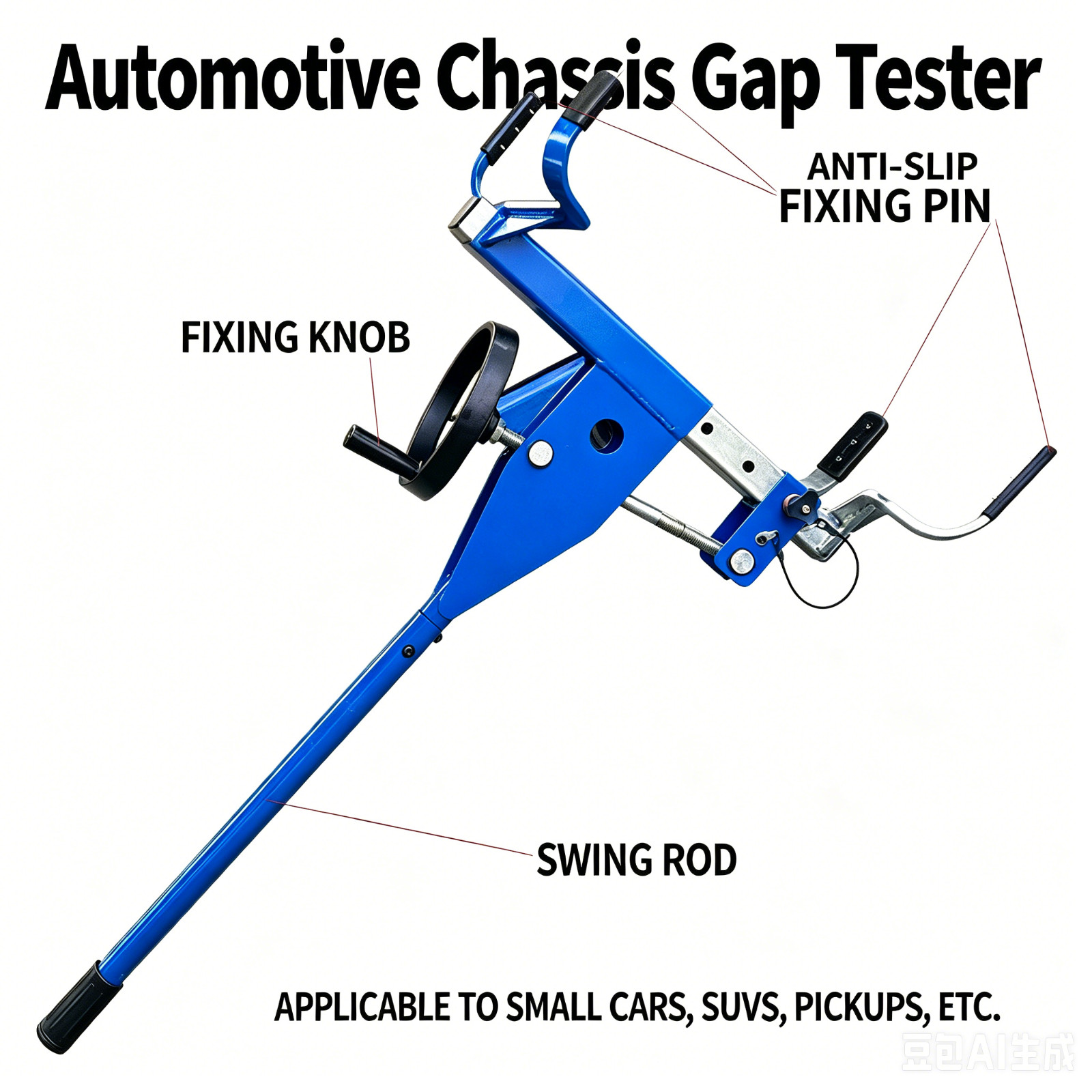 Automotive Suspension Play Tester,Rocker Arm Type Chassis Noise Detector Tool