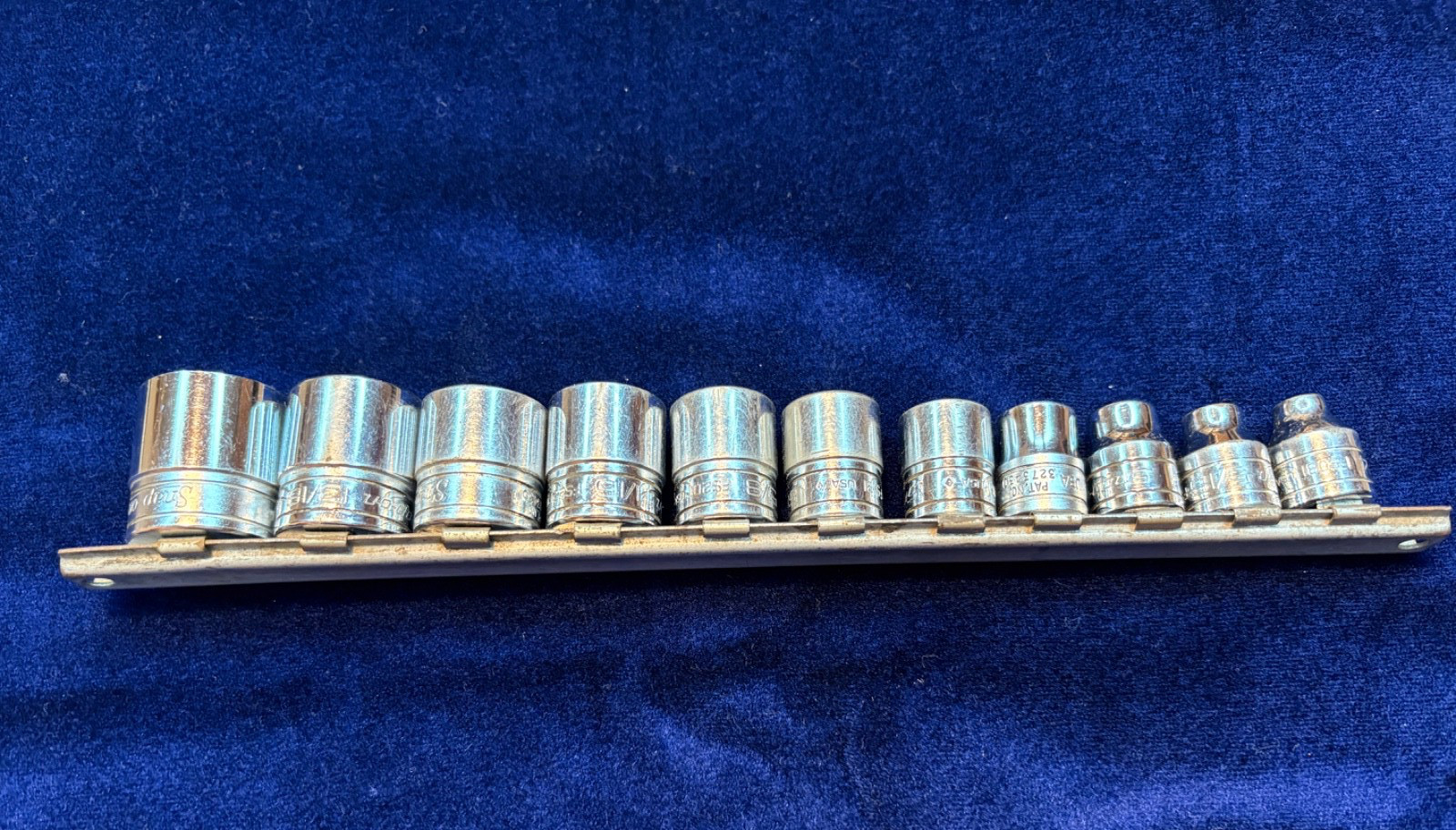Snap On FS081 – FS281, 3/8» Shallow Socket Set of 11 Sockets – PREOWNED!