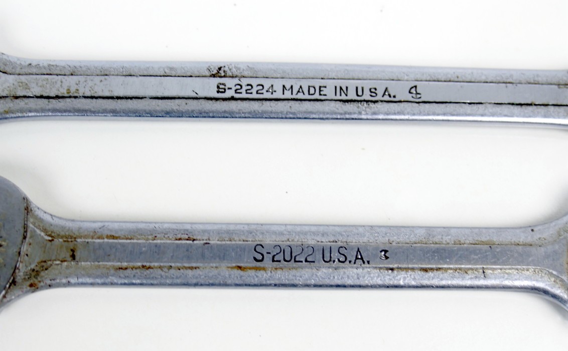 2 Blue Point OPEN END Wrenchs 3/4 – 11/16 & 5/8 – 11/16 SNAP ON MANUFACTURED