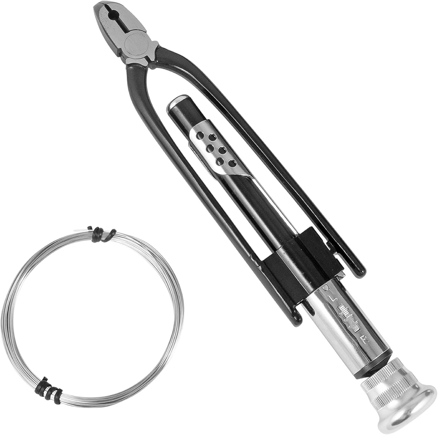 Durable 6-Inch Safety Wire Pliers: Reversible Action, Locking Buckle, Steel Wire