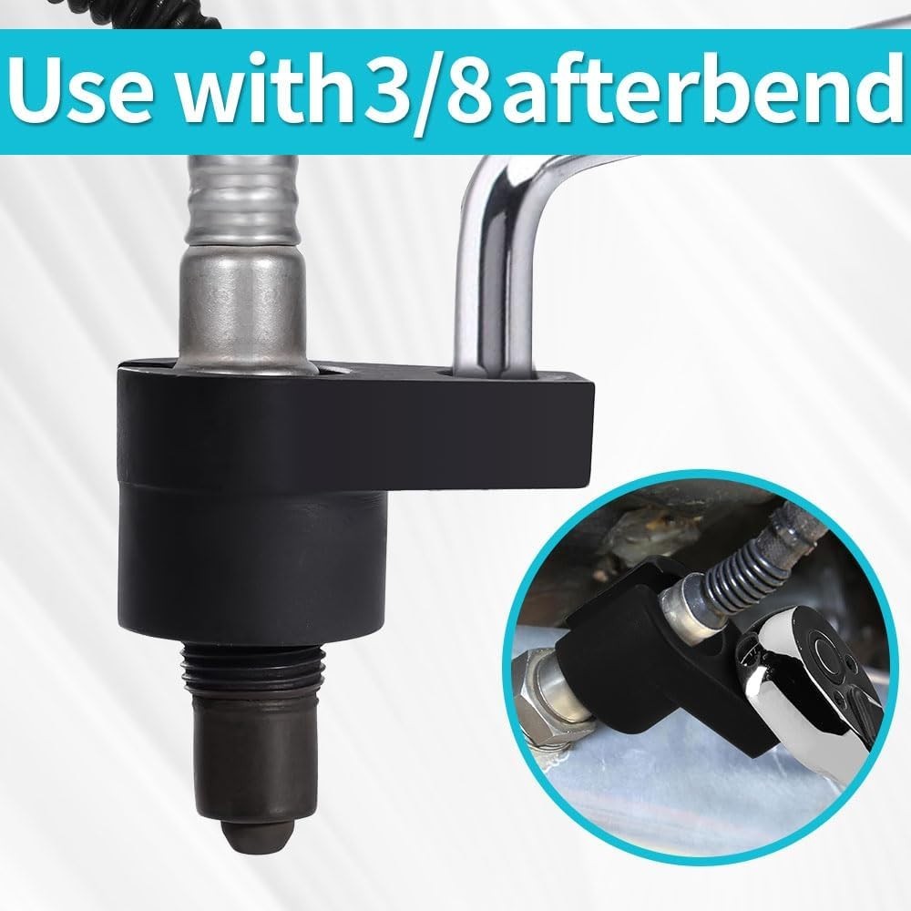 Offset O2 Sensor Socket, 7/8-Inch 22mm with 3/8-Inch Drive, Universal Fit for…