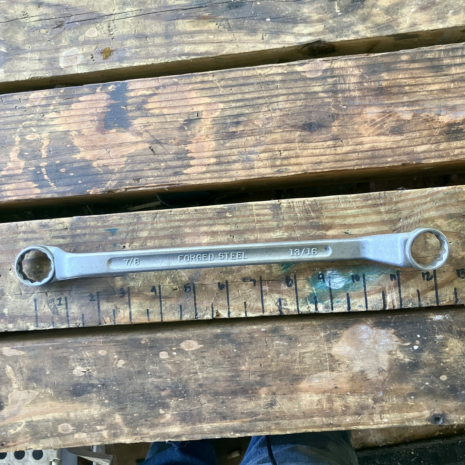 Sturdy Tru-Fit 13/16″ x 7/8″ Offset Box End Wrench, 13” ➡️ Free Shipping