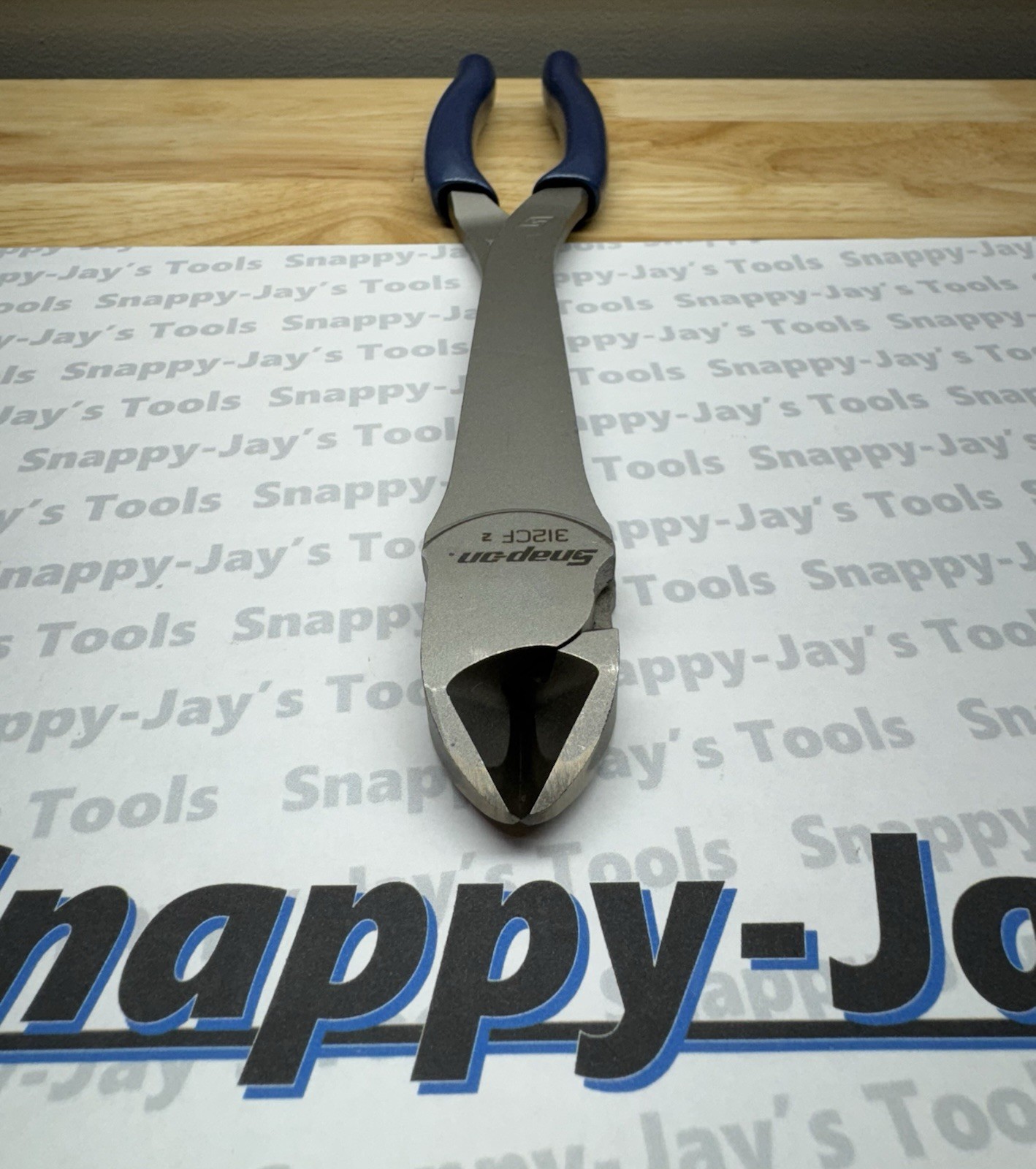 Snap-on Tools USA NEW POWER BLUE 11″ VectorEdge Heavy-Duty Diagonal Cutter 312CF