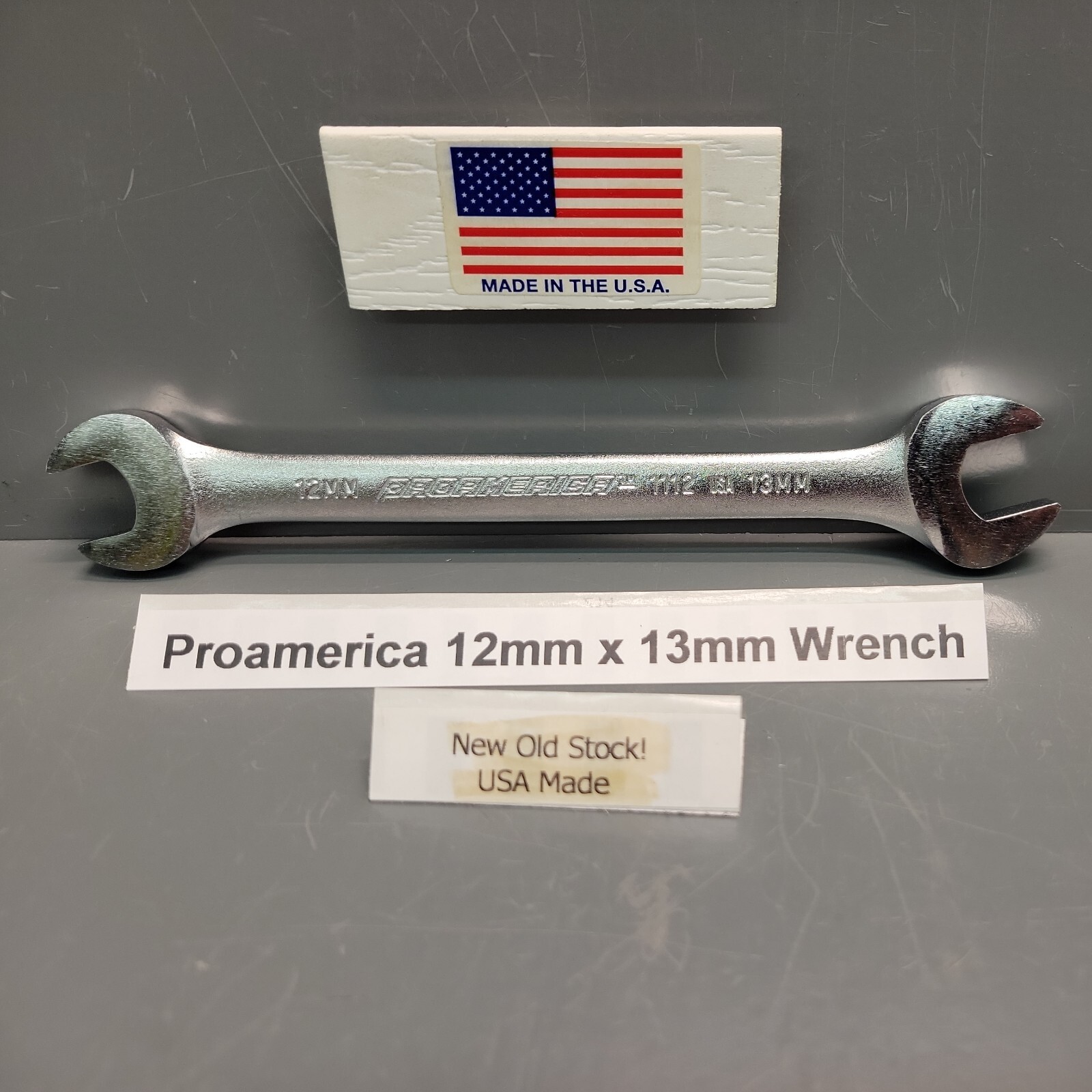 ProAmerica 1112 Metric Wrench 12mm x 13mm For the Mechanic & Craftsman NOS USA