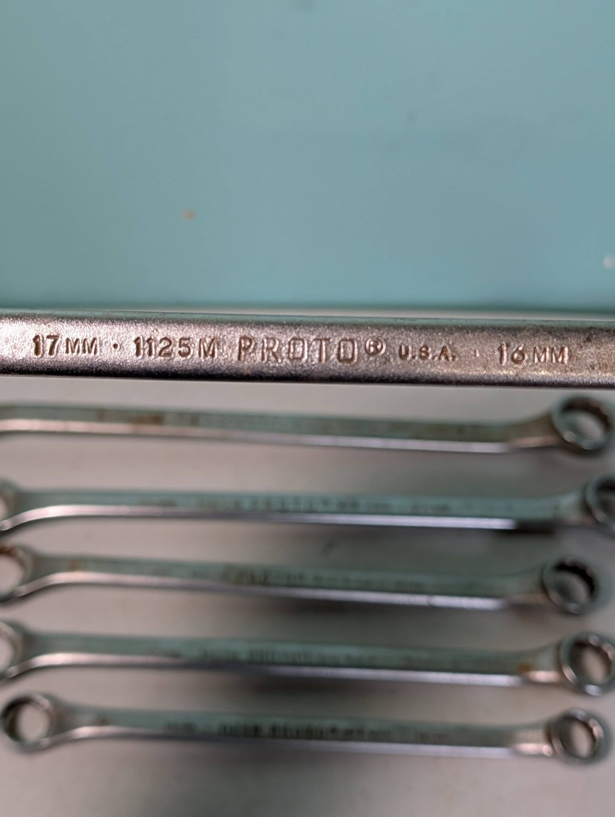 11 Proto Box End Wrench Set 10,11,12,13,16,17,18,19,20,21,22,23,24,25,26,28 USA