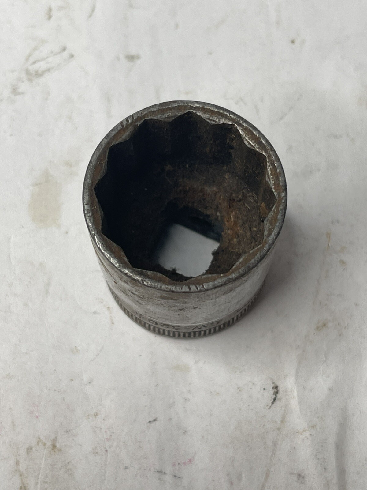 Vintage Snap-on Tools USA 1/2″ Drive 12pt 1″ Socket SW-320 1/2. (HT3)