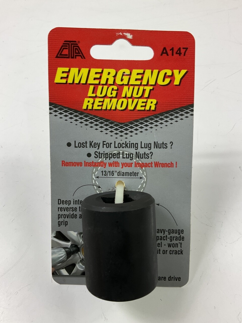 CTA A147 1/2″ Drive – 3/16″ Diameter Emergency Lug Nut Remover