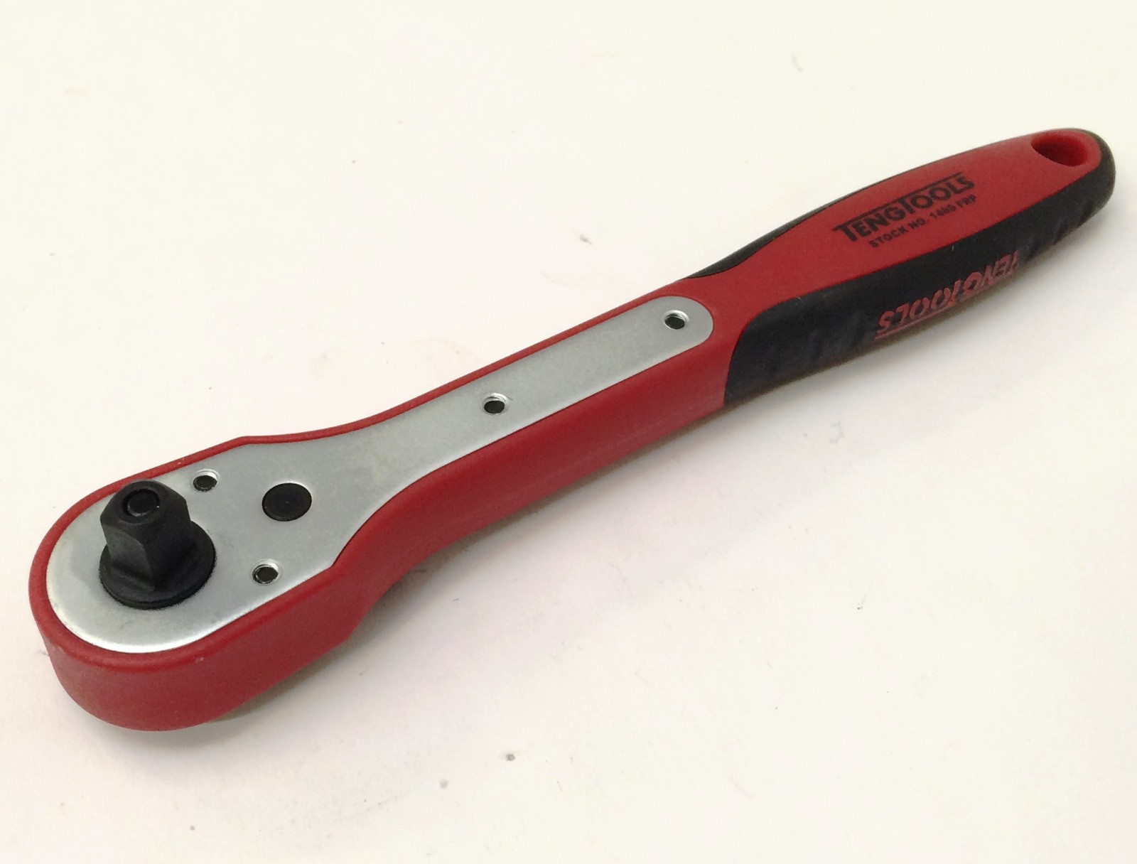 Teng 1/4″ dr. drive button lock QR quick change fibre 6″ / 15cm ratchet 1400FRP