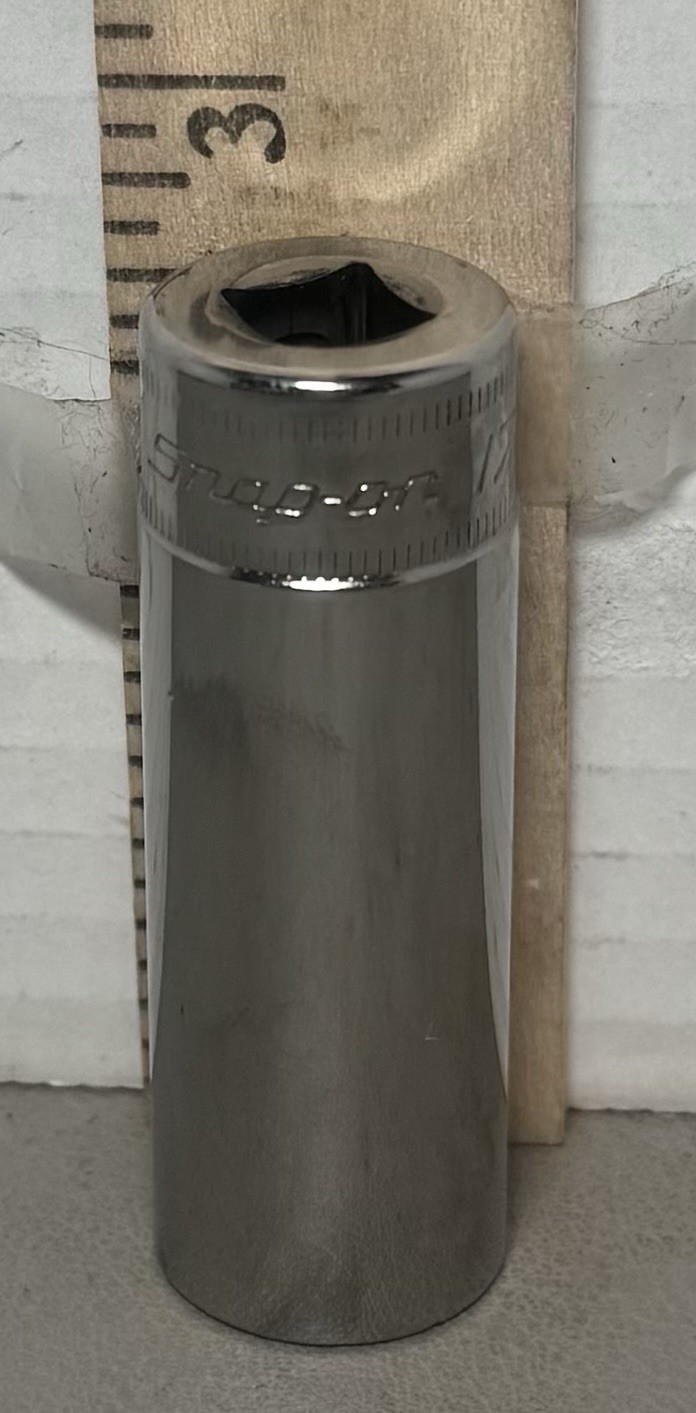 Snap-on Tools SFSM17 17MM Metric Flank Drive Deep Socket 3/8″ Drive 6 Point USA
