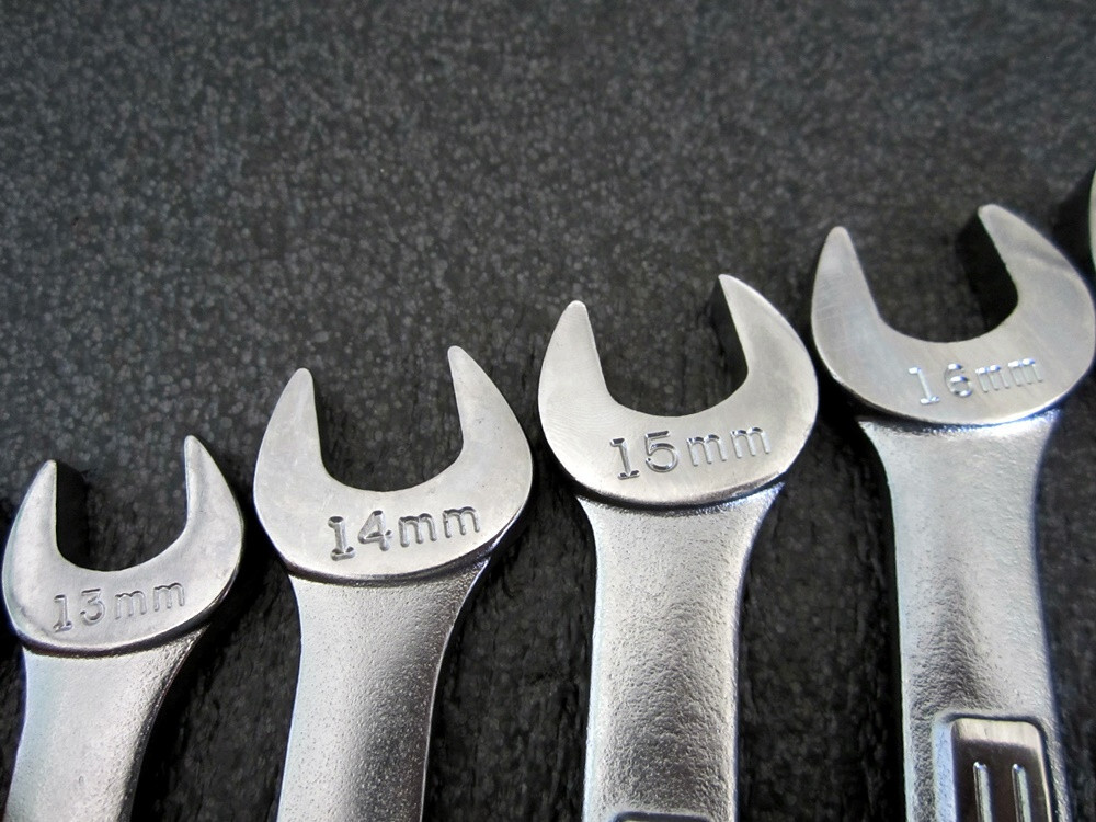 Vintage Craftsman 15pc Metric Combination Wrench Set 9mm to 25mm Made in USA