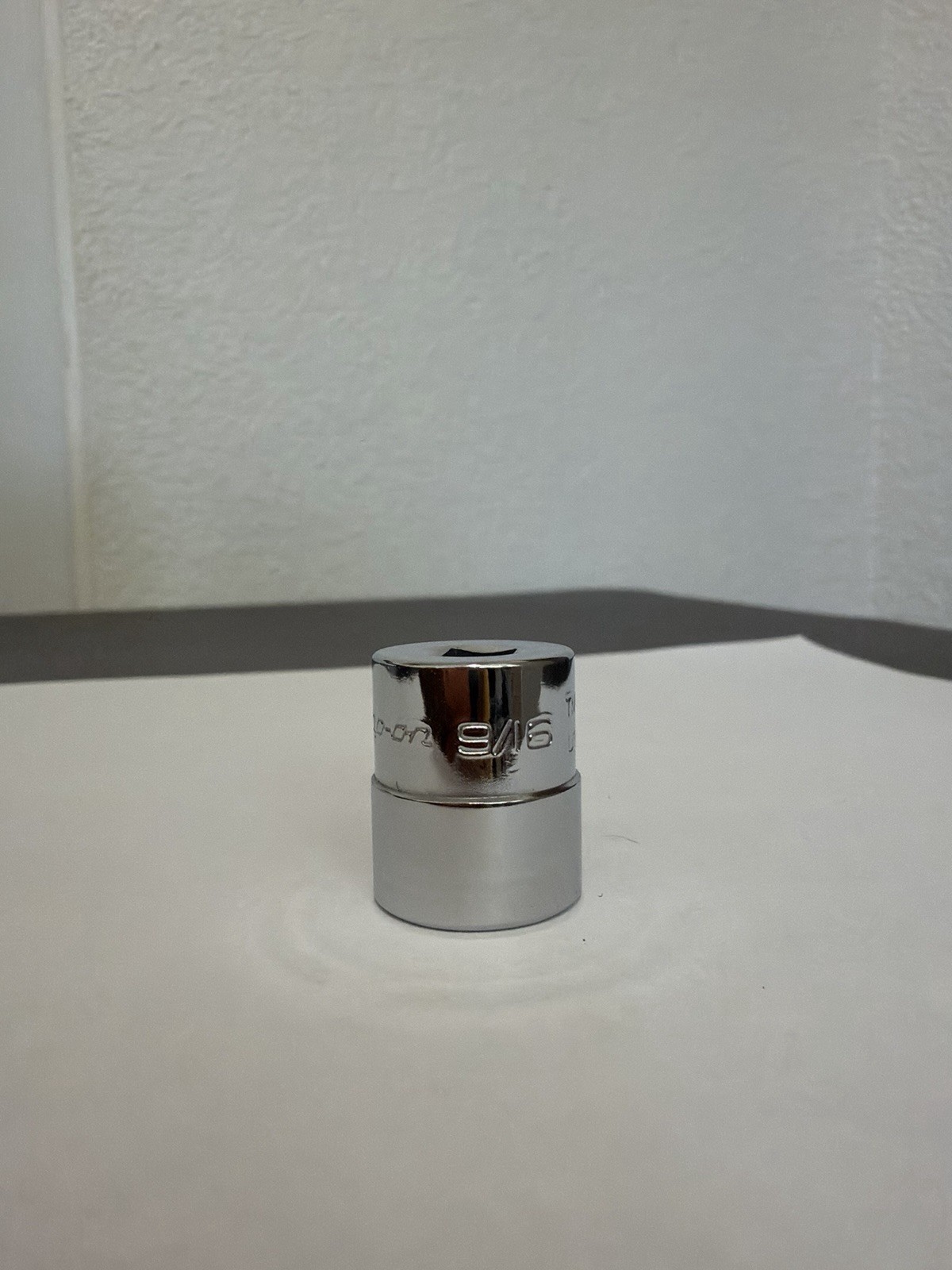 SNAP ON 9/16″ TM18 1/4″ DRIVE SAE 6 POINT SHALLOW CHROME SOCKET TM 18 9/16 «