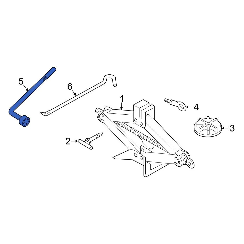 Mazda LD4769671 Wheel Lug Wrench