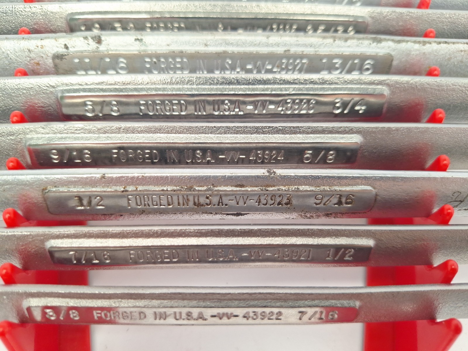 SEARS CRAFTSMAN USA VV 9PC SAE DOUBLE BOX END WRENCH SET 3/8″ to 1″*READ* (C1)
