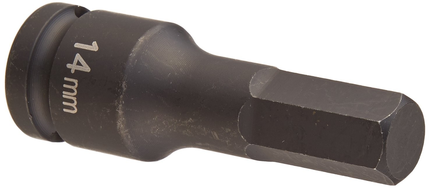 Grey Pneumatic (2914M) 1/2″ Drive x 14mm Hex Driver Socket 1 Count (Pack of 1)