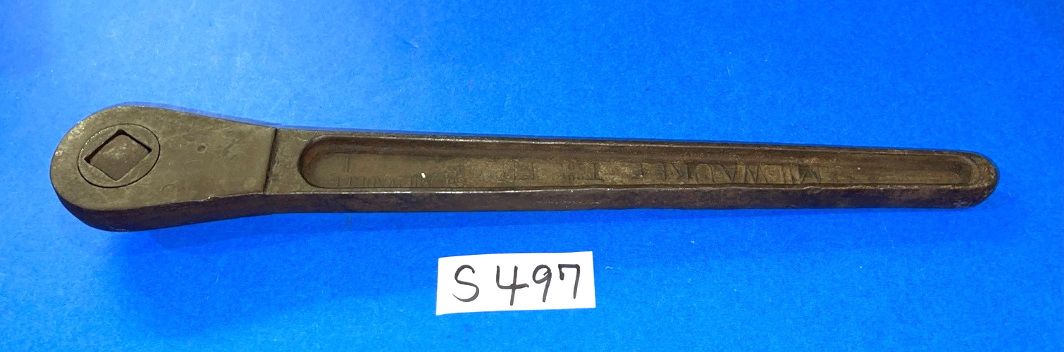 MILWAUKEE TOOLS VINTAGE 3/4 DRIVE TRUE FIT RATCHET WITH REMOVABLE NUB