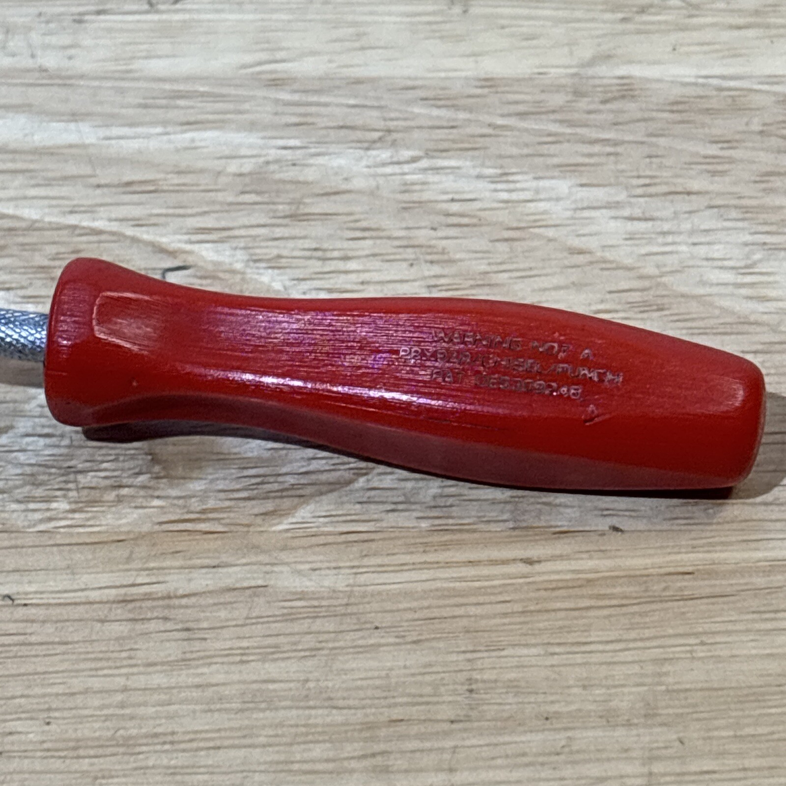 Snap On No. 1 Mini Phillips Screwdriver Red Hard Handle Knurled P1 SDDP301 USA