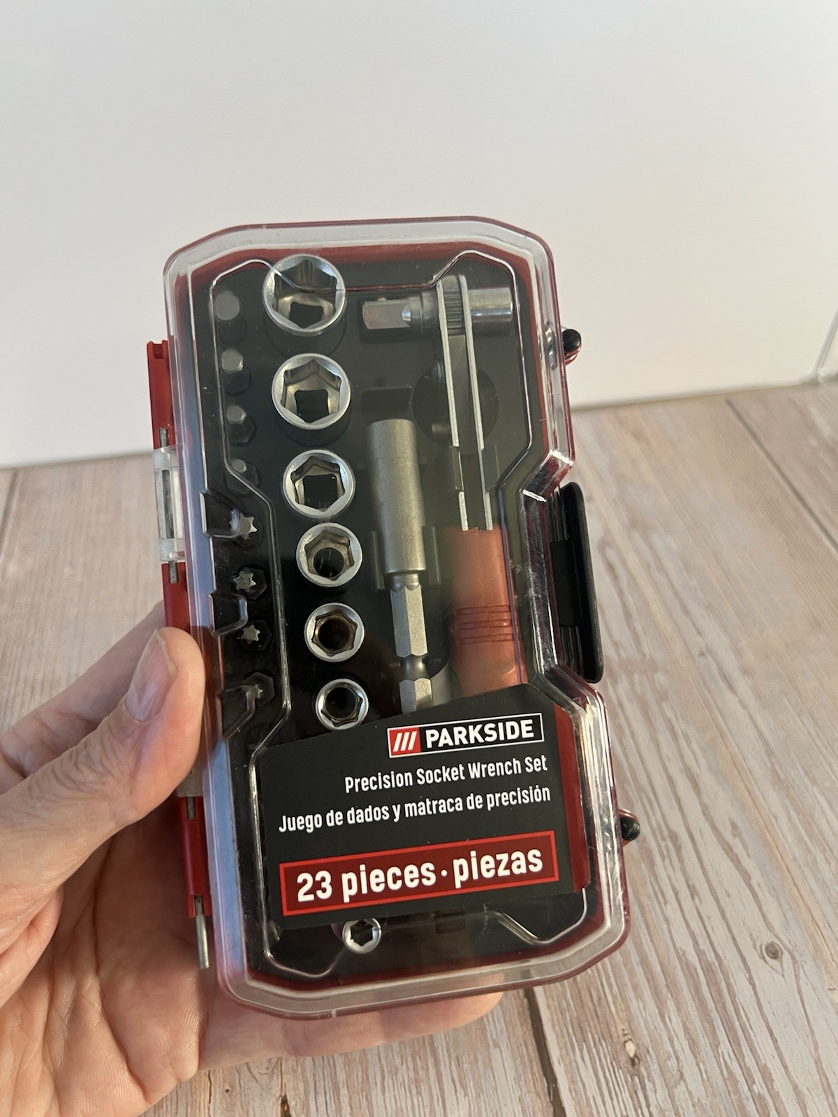Parkside Precision Socket Wrench Set – 23 Pieces With Case