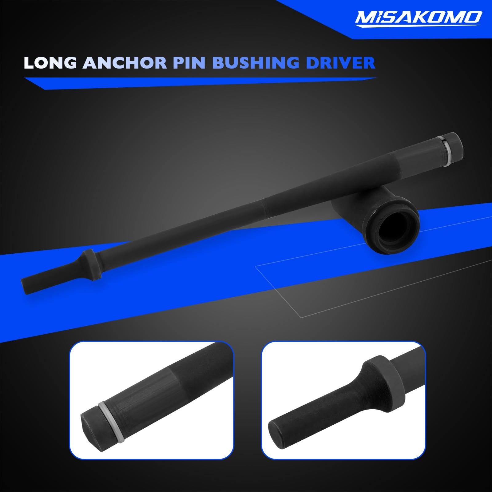 Misakomo 29090 Truck Brake Anchor Pin Bushing Driver Kit – 29090, black
