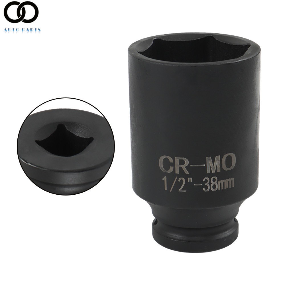 9PCS 1/2» Drive Deep Impact Socket Set Metric Axle Hub Nut Sockets 29-38mm Set