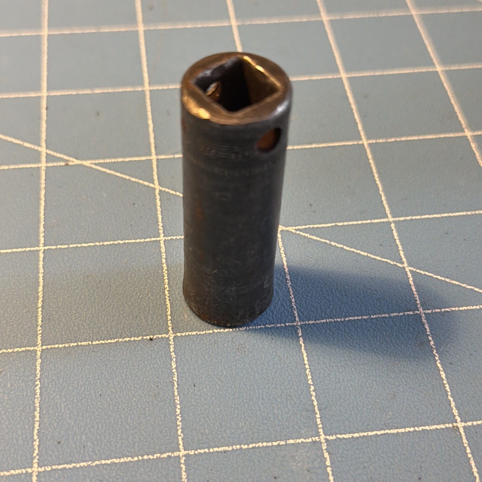 USED Snap-On Tools 3/8″ Drive 12mm Deep Metric 6-Point Impact Socket SIMFM12