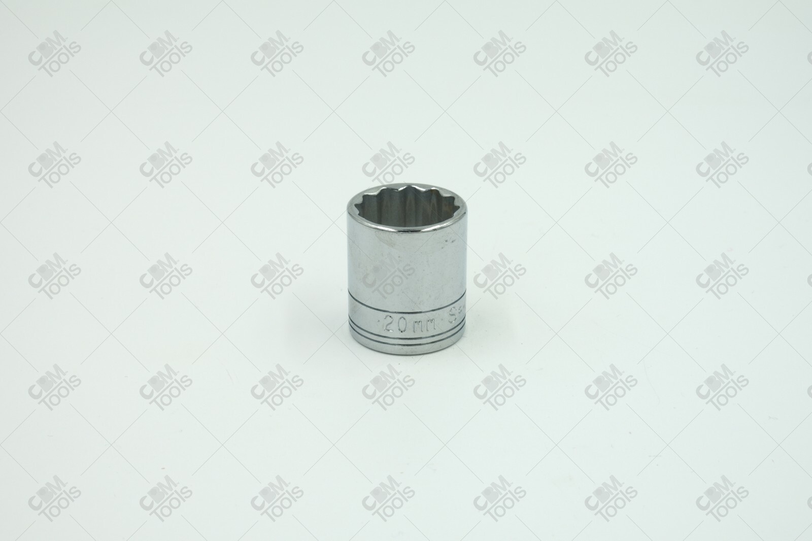 SK Hand Tools 2320 3/8″ Dr. 20mm 12pt Standard Metric Chrome Socket